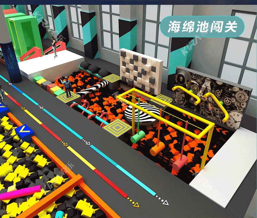 全新親子樂園是比較大型的室內(nèi)樂園，綜合型室內(nèi)樂園，